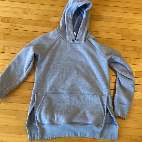 Athleta Girl light blue hoodies sweatshirt Large 12 - Picture 1 of 6
